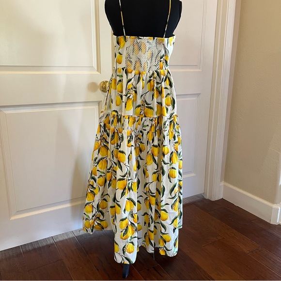 J. Crew Lemon Pattern Midi Dress - Picture 7 of 16